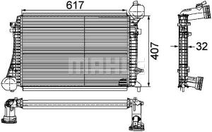 RADYATOR INTERCOOL 1.9 BLS 105HP