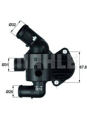 TERMOSTAT 1.6 TDI CAY