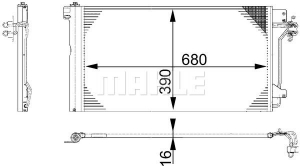 KLIMA RADYATORU T5  1.9 AXB 2.5 AXD